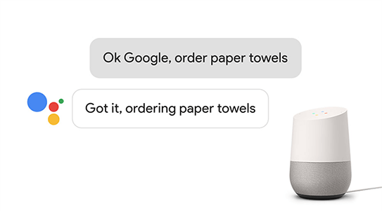 Consumenten kunnen nu winkelen bij deelnemende Google Express-retailers met Google Assistant op Google Home.