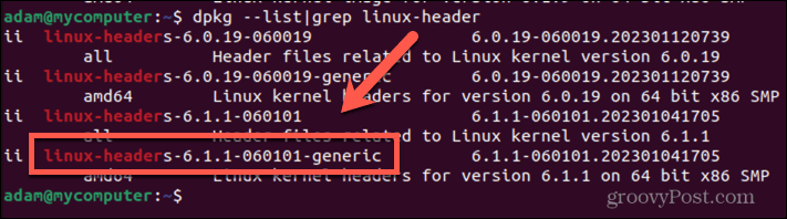 naam van de ubuntu-kernelheader