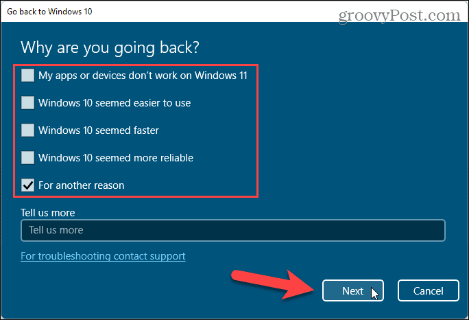 Redenen om terug te gaan naar Windows 10