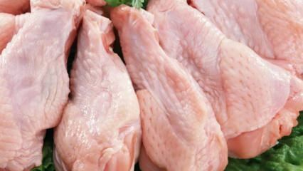 Hoe wordt kippenvlees bewaard?
