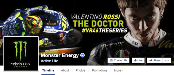 facebook omslagfoto monster energie