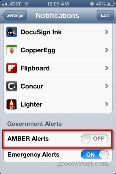 Hoe AMBER-waarschuwingen op een iPhone uit te schakelen