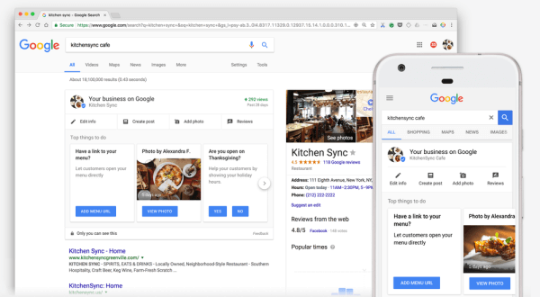 Google heeft een nieuw, eenvoudig, gemakkelijk toegankelijk zakelijk dashboard in Google Zoeken geïntroduceerd.