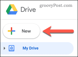 Een nieuw document maken in Google Drive