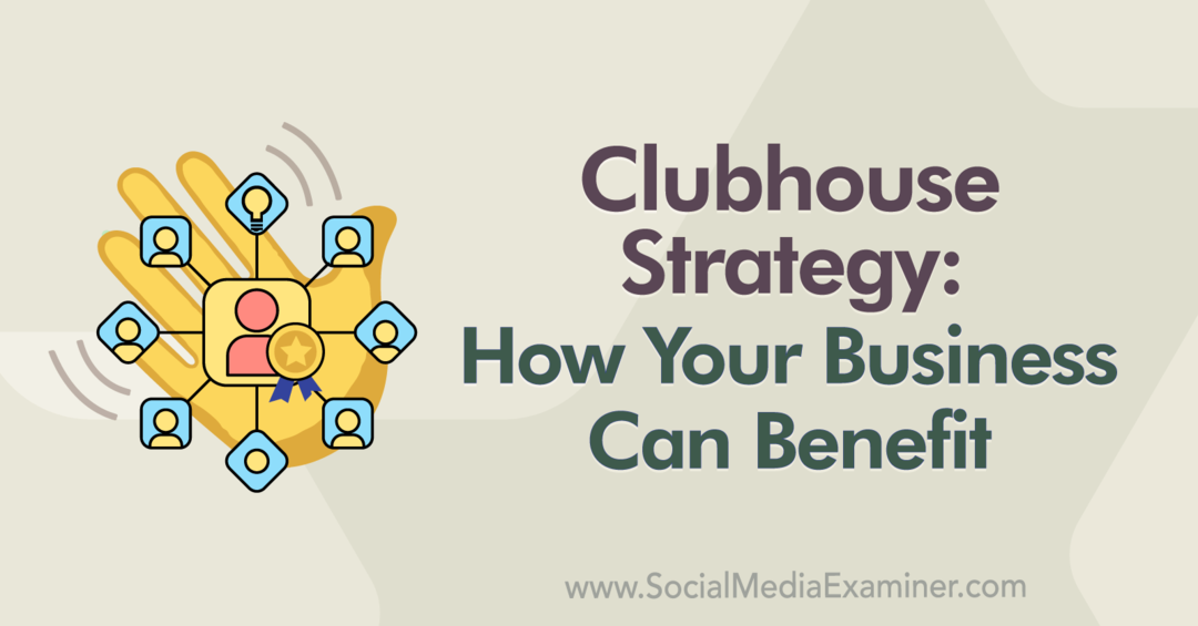 Clubhuisstrategie: hoe uw bedrijf kan profiteren met inzichten van TerDawn DeBoe op de Social Media Marketing Podcast.