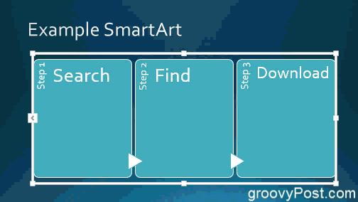 smartart smart art style GIF-voorbeeldstijlen powerpoint 2013