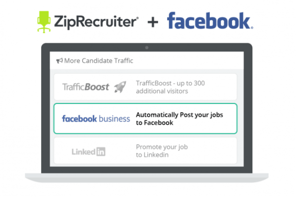 Facebook integreert ZipRecruiter-vermeldingen in de bladwijzer voor vacatures op het platform.