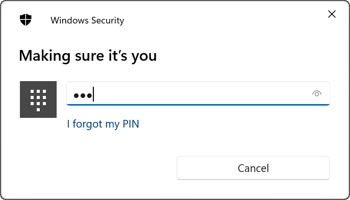 Aanmelden met pincode of wachtwoord
