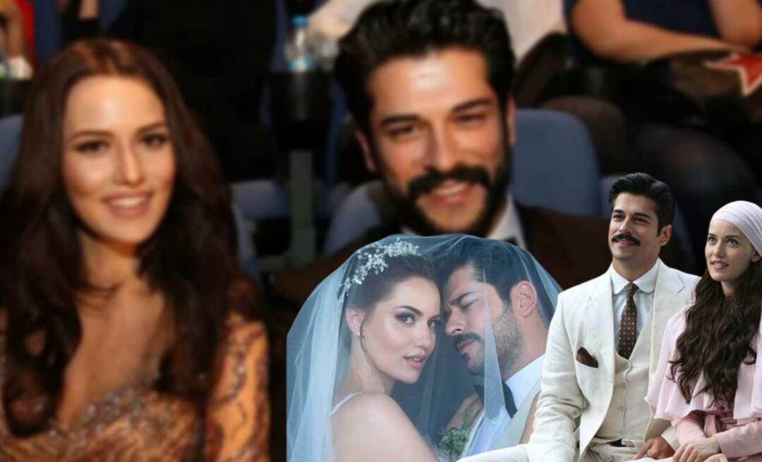 2. Een liefdespose van Fahriye Evcen en Burak Özçivit die hun zonen in hun armen houden!