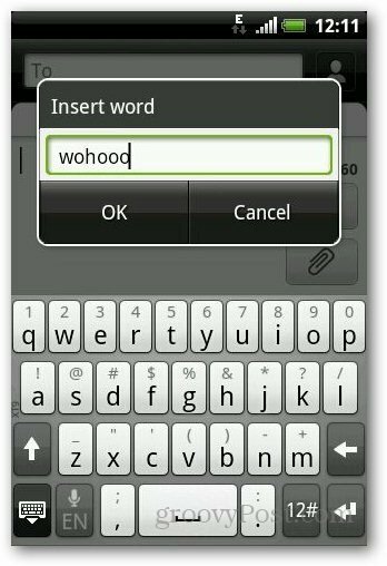 Woordenboek toevoegen Android 11
