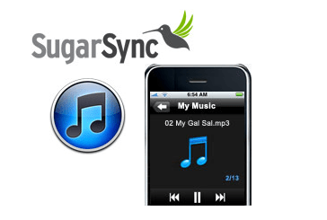 SugarSync + iTunes en iPhone