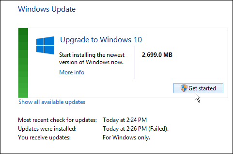 Klaar voor Windows 10