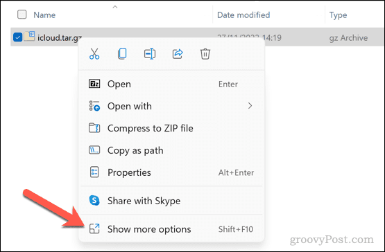 Toon extra opties in het contextmenu van Windows 11