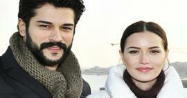 Romantische poses van koppel Burak Özçivit en Fahriye Evcen! Er was een incident op sociale media