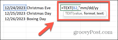 Excel-datumformaat