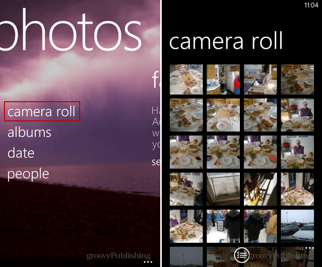 Camera Roll Windows Phone 8