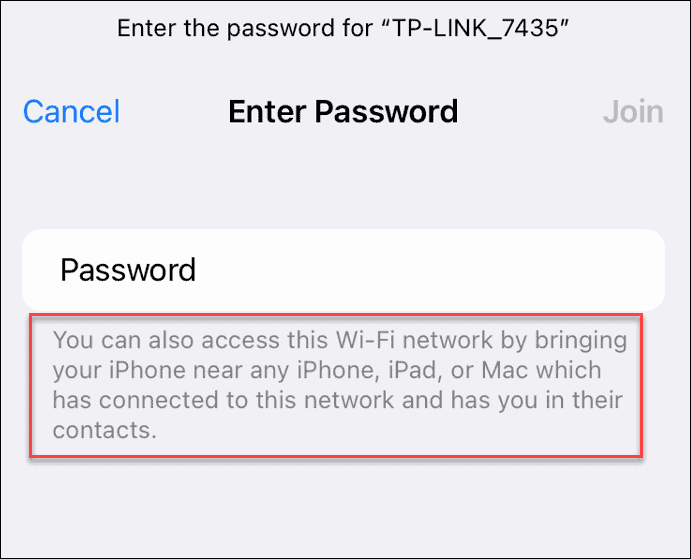 deel een wifi-wachtwoord op de iPhone