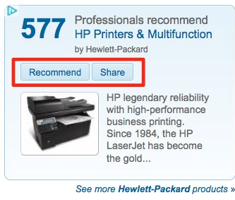 Hewlett Packard-advertentie