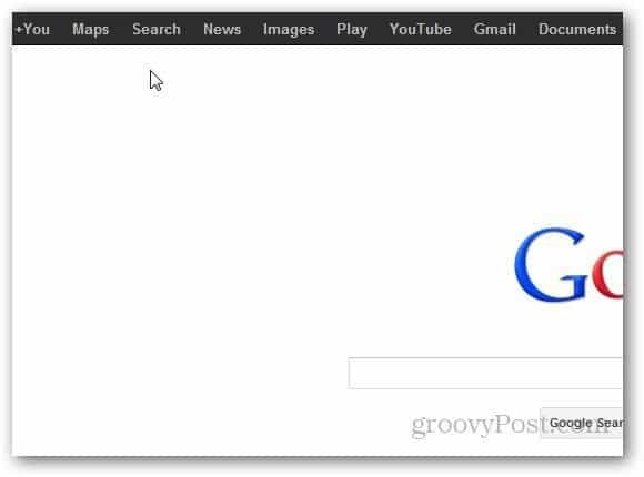 Google Navigatiebalk aanpassen in Google Chrome [extensie]