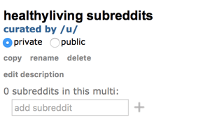 voeg subreddits toe aan multireddit