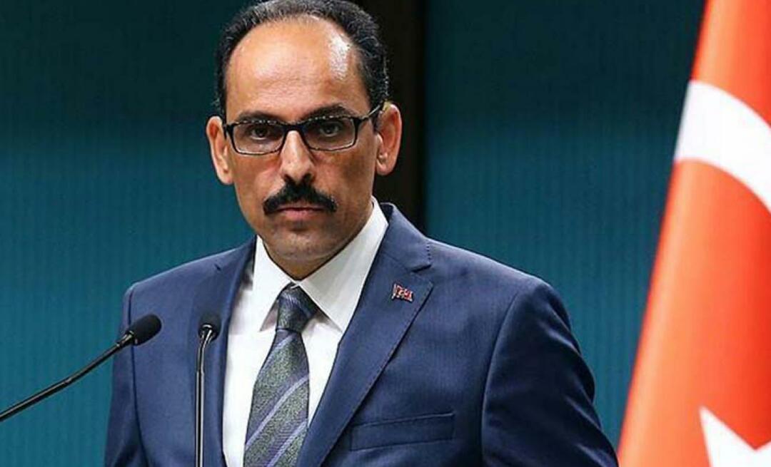 Emotioneel delen van İbrahim Kalın! 'Hij keek, draaide zich om, verbrandde...'