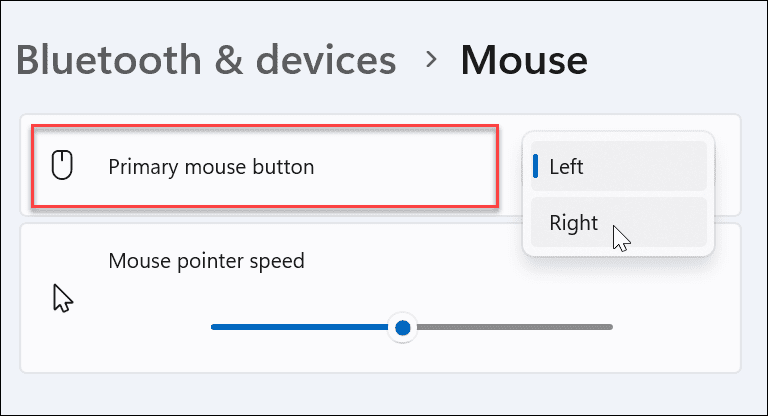 Maak de muis linkshandig in Windows