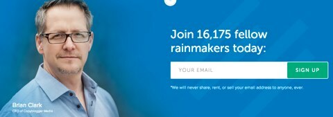 nieuwe rainmaker e-mailregistratie