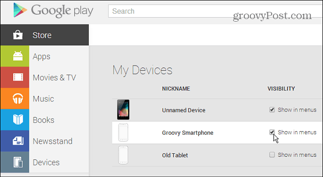Hoe oude Android-apparaten uit de Google Play Store-lijst te verwijderen