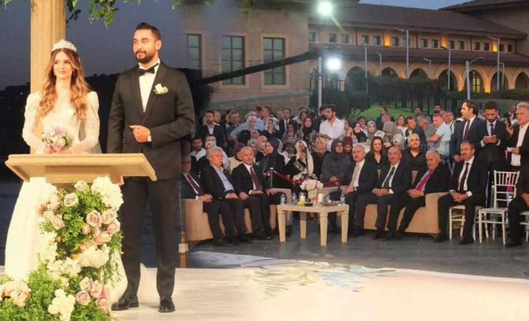 Feyza Başalan en Çağatay Karataş zijn getrouwd! Politici stroomden massaal naar de bruiloft