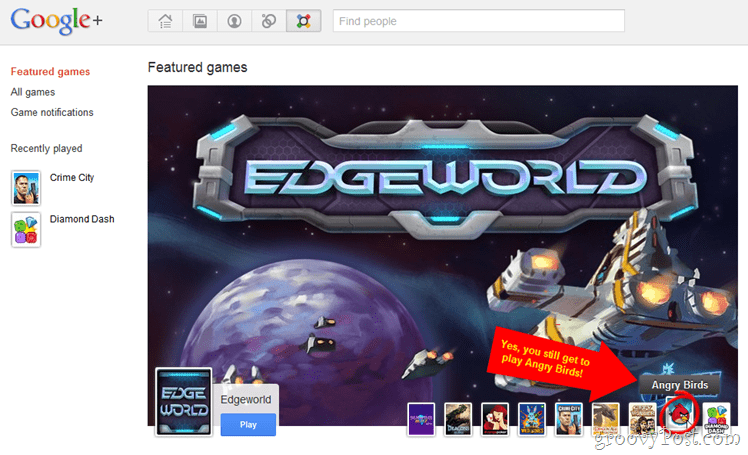 Google+ voegt games toe (zonder je te dwingen een aanval van vervelende gameverzoeken te negeren!)