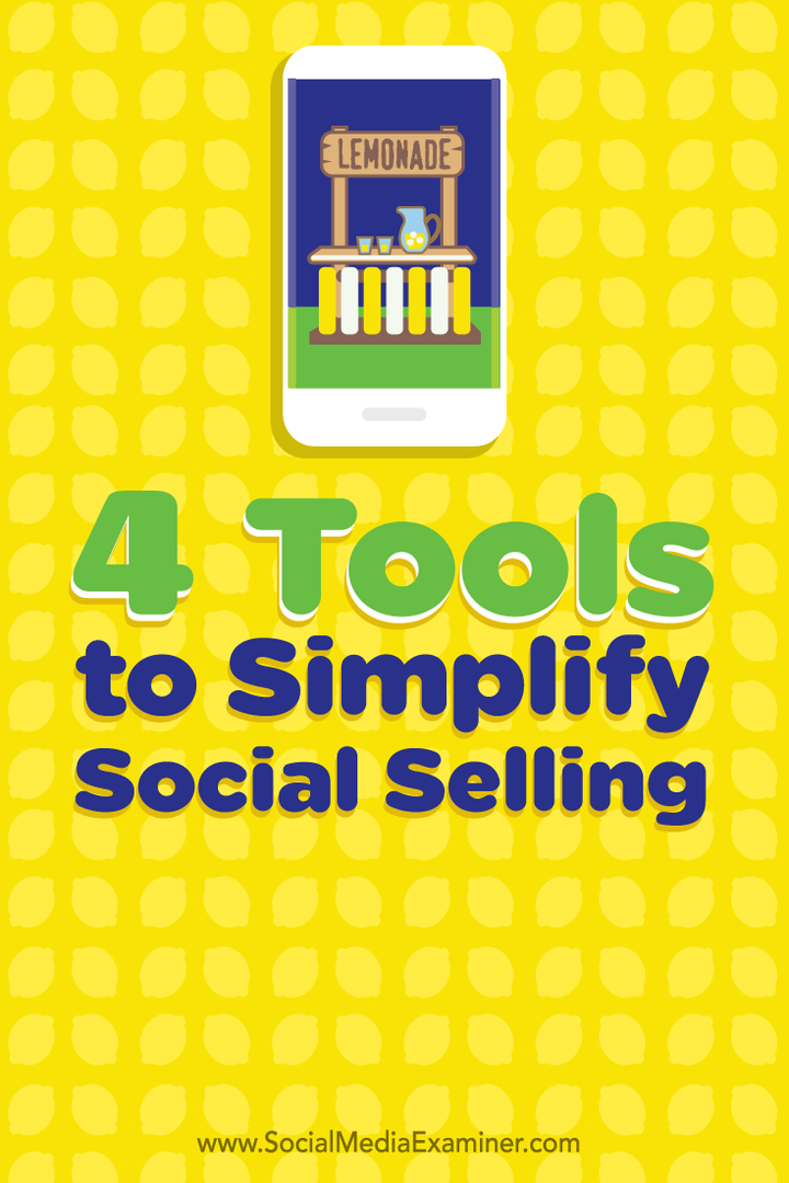 vier tools om social selling te vereenvoudigen