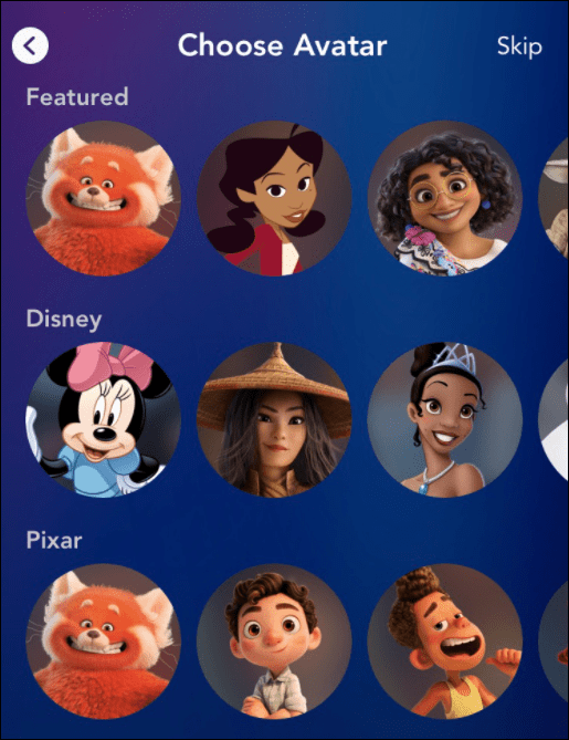 Disney-avatar update je ouderlijk toezicht op disney plus