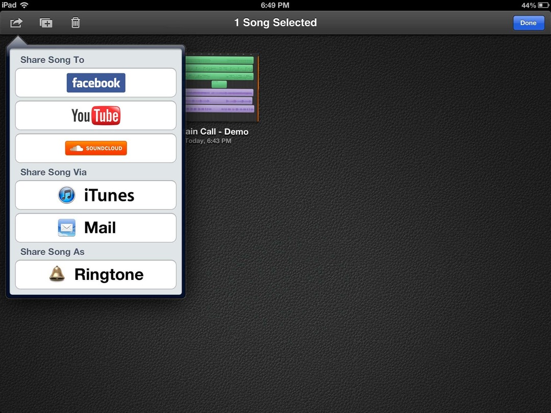 Een GarageBand iOS-bestand importeren in Logic Pro op Mac OS X