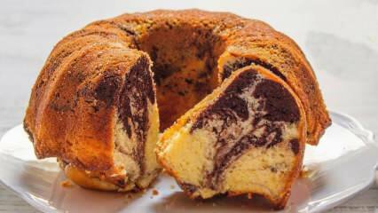 Hoe maak je 's werelds gemakkelijkste brownie-marmeren cake? Heerlijk recept voor marmercake