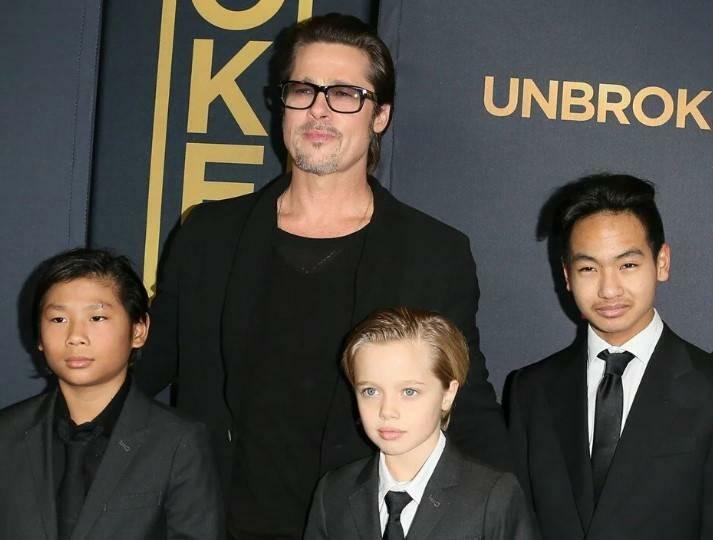 Brad Pitt en zijn kinderen