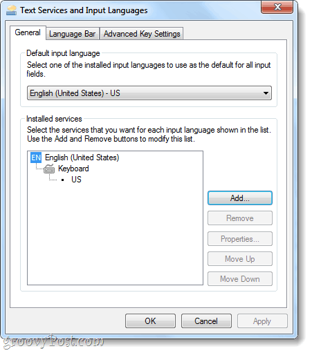 tekstservices en invoertalen in windows 7