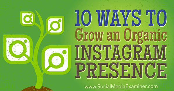 organische marketingtips om meer Instagram-volgers te krijgen