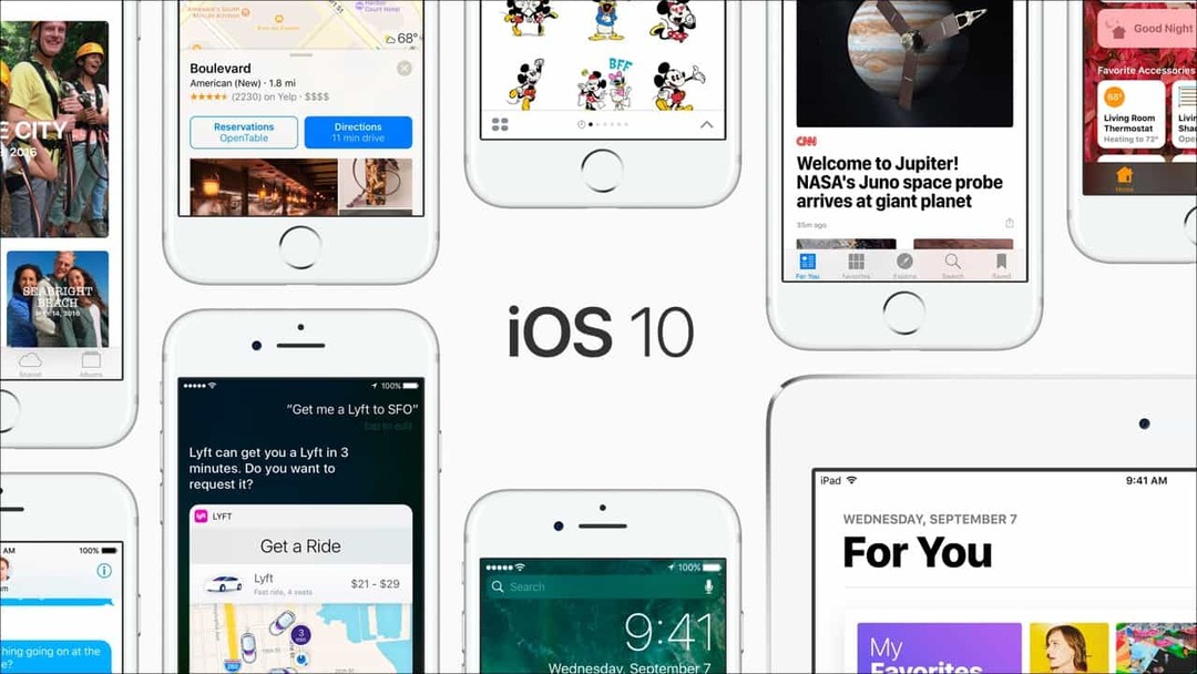 Apple brengt iOS 10.3.1 uit