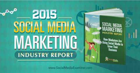 Rapport over de sociale media-marketingsector uit 2015: Onderzoeker van sociale media