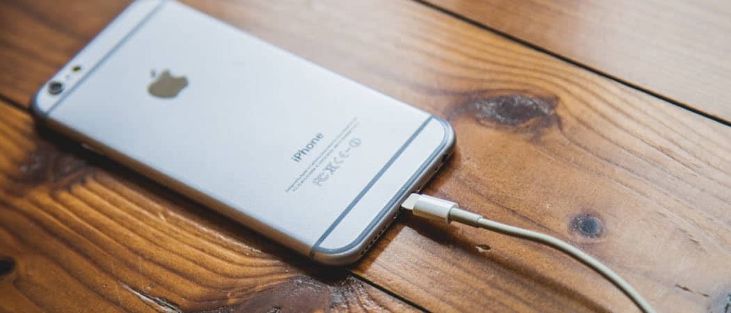 Geoptimaliseerd batterij opladen in- of uitschakelen in iOS 13