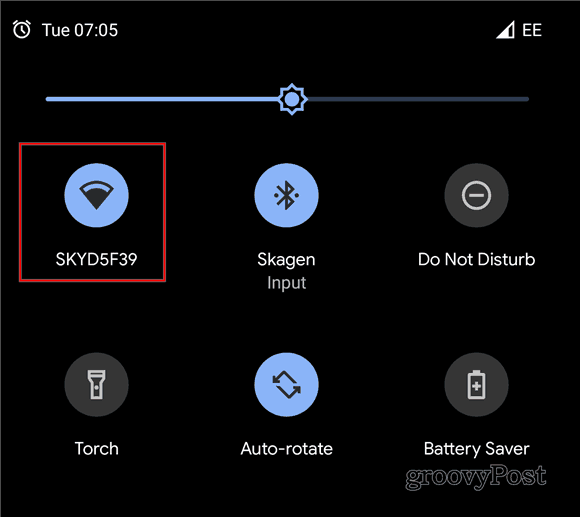 Android 10 deelt WiFi QR-code