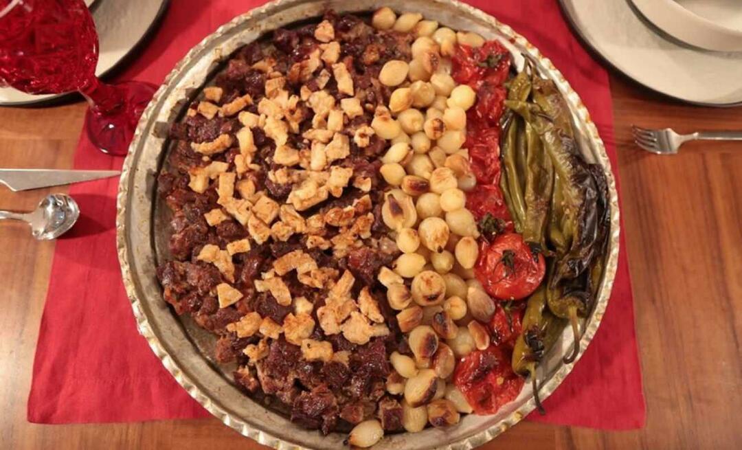 De smaak die de mensen van Kahramanmaraş graag eten! Hoe maak je een maaltijd aan je zijde?