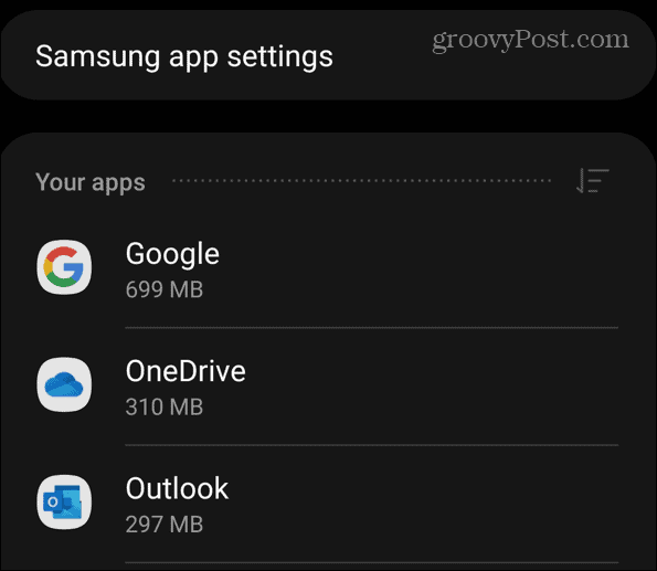 Wis de Android-cache
