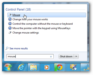Windows 7 muisinstellingen