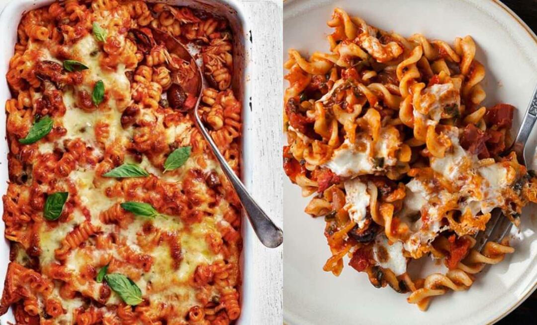 Hoe maak je gebakken pasta met gedroogde tomaten? Praktische gebakken pasta klaar in minder dan 20 minuten