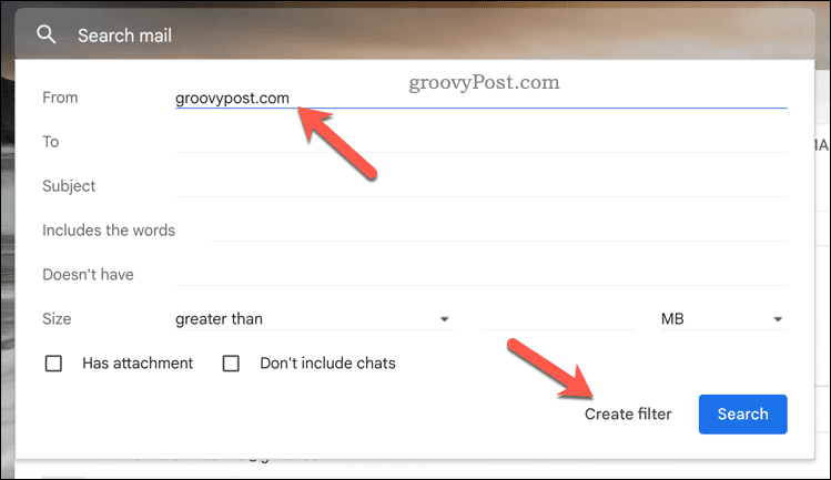 Gmail-filter maken