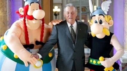 Albert Uderzo, de cartoonist van de tekenfilmheld Asterix, werd dood in zijn huis gevonden!