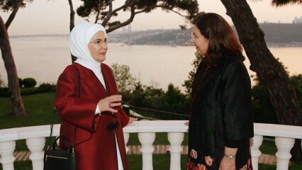 First Lady Erdoğan ontmoet de Iraakse president-vrouw Serbagh Salih