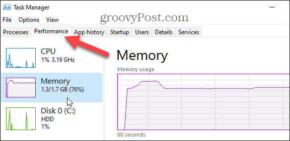 Vind beschikbare geheugenslots op Windows 11