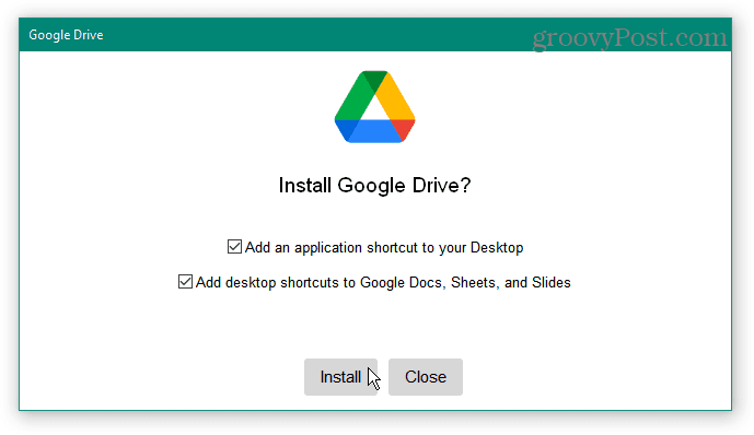 installeer Google Drive